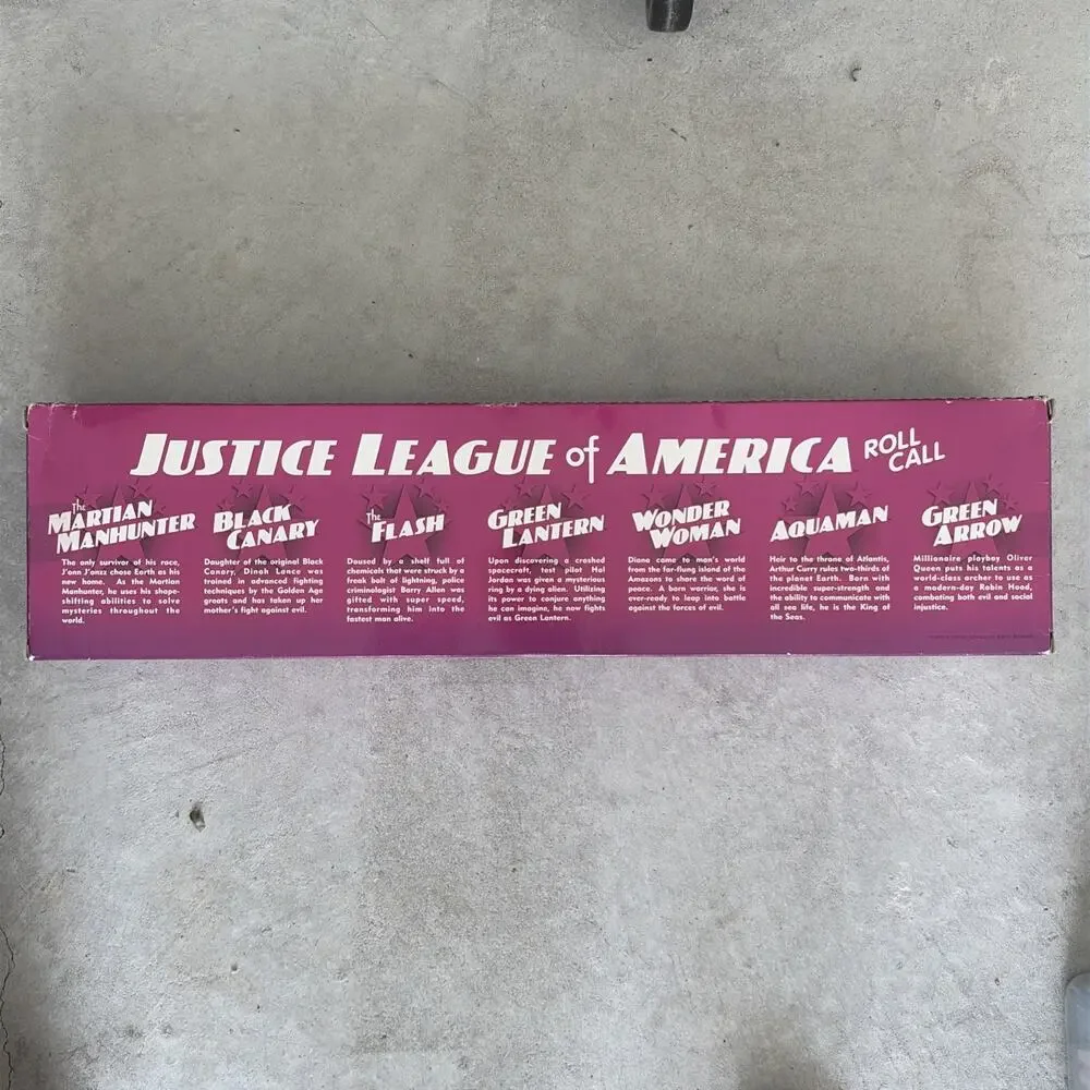 7-Figure PVC Set Justice League Of America Silver Age 2001 DC Direct NEW